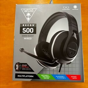 Turtle Beach RECON 500 NWT multi platform wired gaming headset